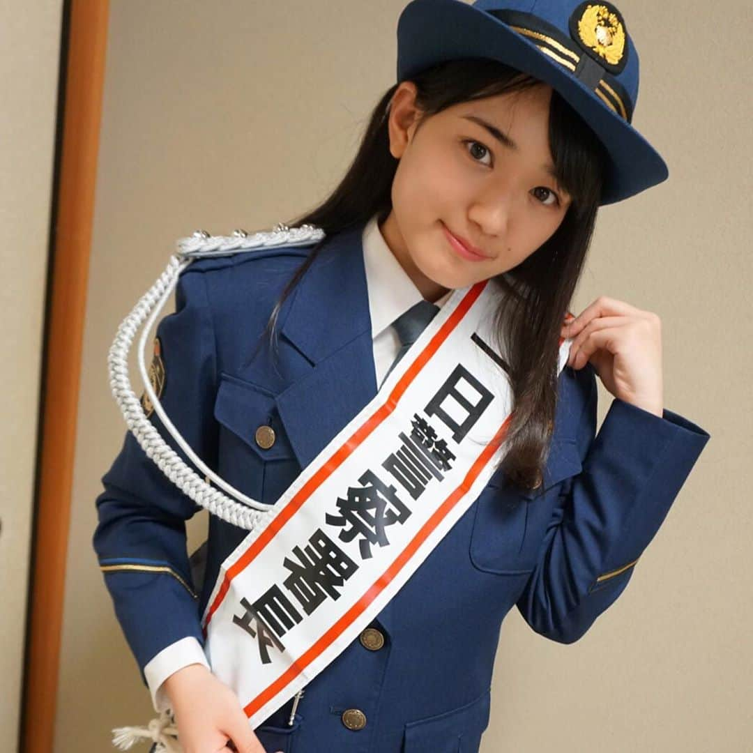 滝口きららさんのインスタグラム写真 - (滝口きららInstagram)「習志野警察署長やらせて頂きました^_^  悪いことしたら捕まえちゃうからね^_^  #滝口きらら #ゑんら」9月24日 23時49分 - wyenra_kilala