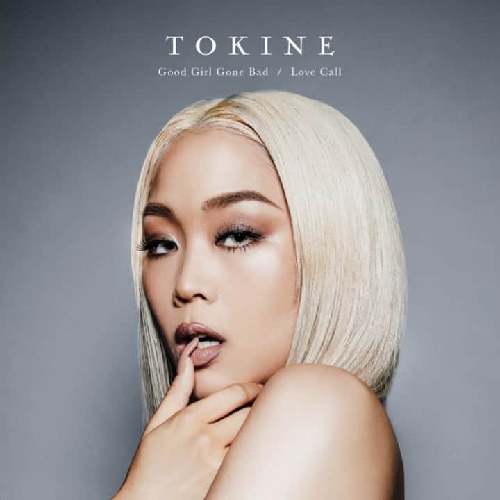 TOKINEのインスタグラム：「9/25 本日リリース🦋💎 ﻿ ﻿ M1. 「Good Girl Gone bad」﻿ M2. 「Love Call」﻿ ﻿ ゲリラリリース🔥🔥🔥 ﻿ Apple Music/Spotify/LINE Music 等﻿ 各配信サイトより聴いていただけます！﻿ (Instagramプロフィールに貼っているリンクからアクセスしていただけます。) ﻿ ﻿ 年明けからずっと動いていたので﻿ リリースできたことが本当に嬉しいです！﻿ ﻿ 力を貸していただいた皆様、﻿ ありがとうございます。﻿ ﻿ みんな、たくさん聴いてね❤️ ﻿ ﻿ photographer @photoby217  produce﻿ @shingosjp  hairmake﻿ @kiki_labbit  jewelry @syu_official @hidenujack ﻿ #goodgirlgonebad﻿ #lovecall」