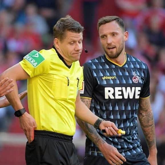 マルコ・ヘーガーのインスタグラム：「What would you say to him🤔? @fckoeln  #referee #decision #game #munich #blessed #positivevibes #go #on #effzeh #fc #köln #mh6 #liebedeinestadt #thankful #great #support」