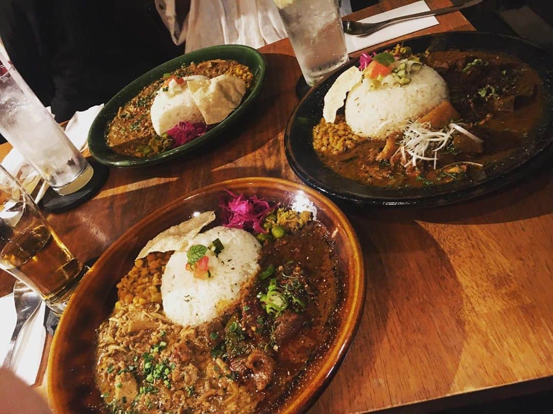 仮谷せいらさんのインスタグラム写真 - (仮谷せいらInstagram)「はーん、昨日食べたのに もう食べたい、、、、🍛💓 月替り、週替わりメニューがあるの ずるいよなぁ🥴  #創作カレーmanos」10月24日 10時45分 - seira_kariya