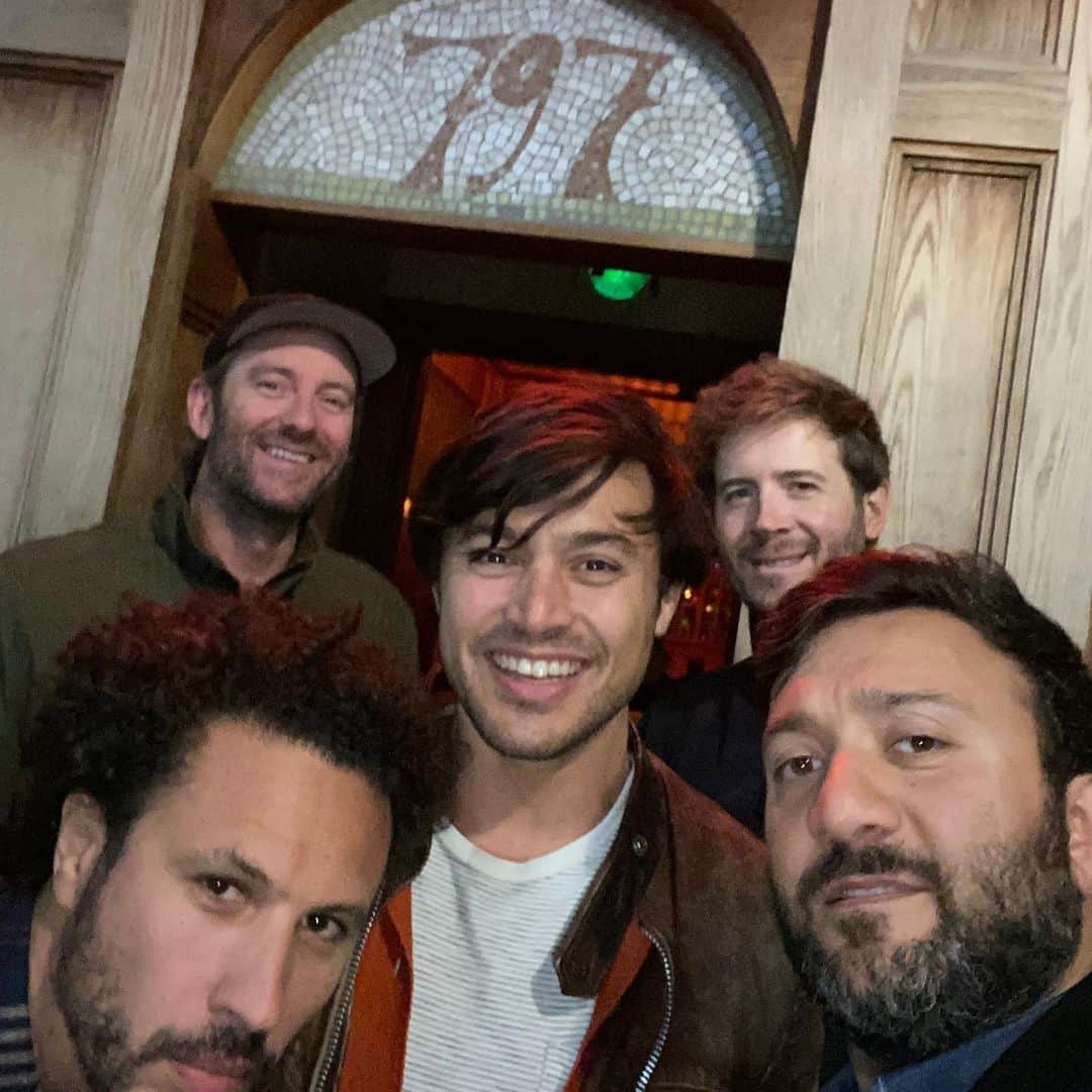 ヤニ・ゲルマンのインスタグラム：「give a man a fish, he eats for a day. make friends with @kouroshkeshiri @matthewchequer @tavaszilenz @roborlovski he eats for a lifetime」
