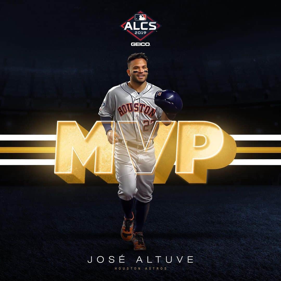 MLBさんのインスタグラム写真 - (MLBInstagram)「As if the ALCS MVP could be anyone else!」10月20日 13時32分 - mlb