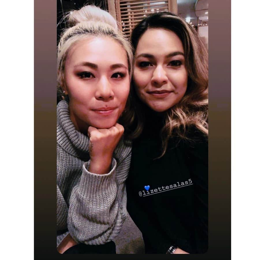 リセット・サラスさんのインスタグラム写真 - (リセット・サラスInstagram)「Happy birthday @daniellekang 👭It's said that if a friendship goes past 7 years you're considered family. But you've been family to me since year 1 which is why calling me 10 times until I pick up, non stop texts until I respond or laying on me when we're rooming together doesn't bother me... love ya partna through it all!」10月20日 8時23分 - lizettesalas5