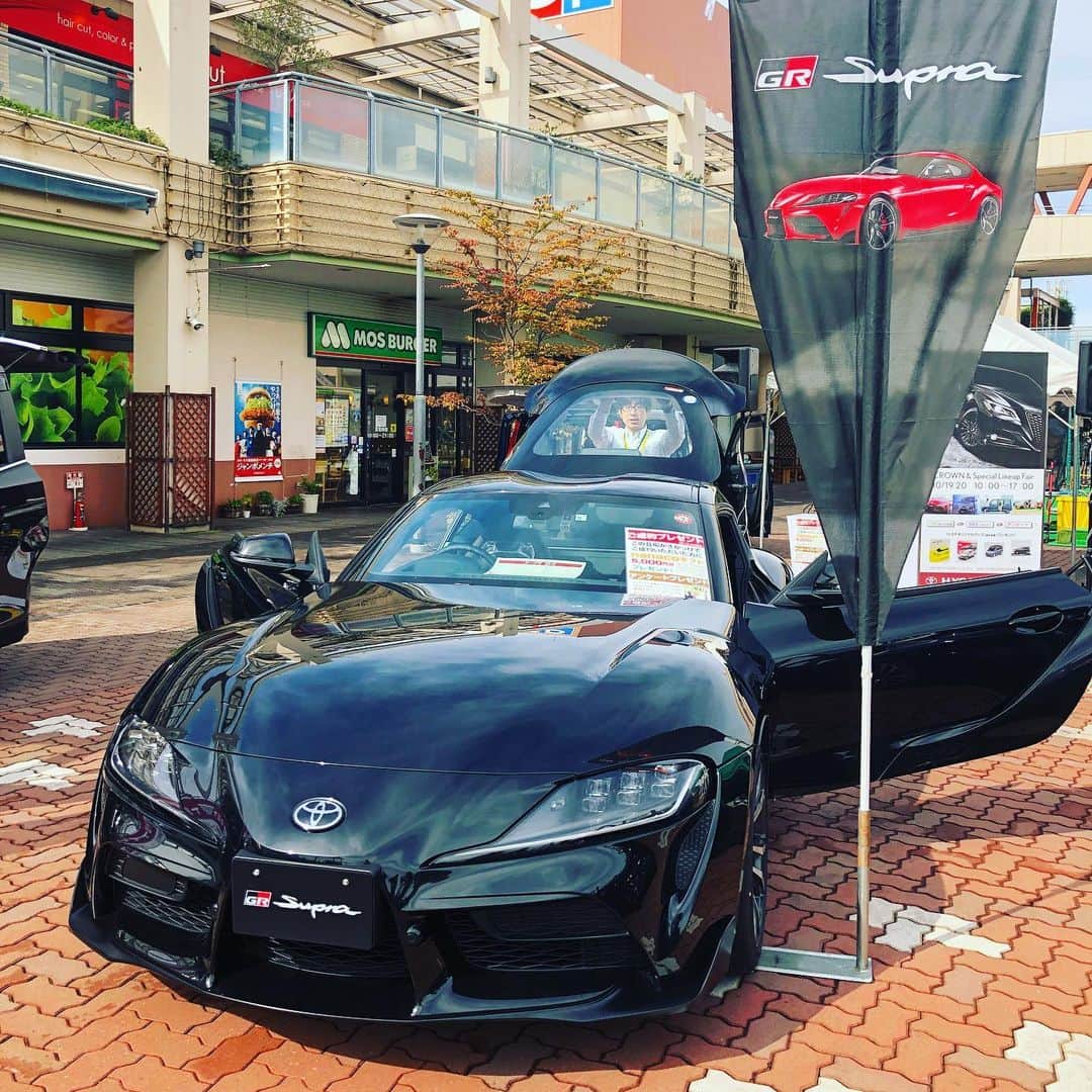 のインスタグラム：「GRSupra  10月19日20日の間、グリーンモール加古川で展示中 #supra #toyota #トヨタ # スープラ　#hyogotoyota  #兵庫トヨタ」