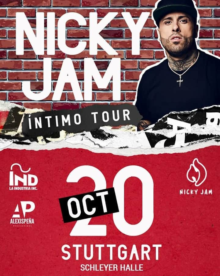 NICKY JAMさんのインスタグラム写真 - (NICKY JAMInstagram)「Hoy nos vemos mi gente 🇩🇪 #IntimoTour」10月20日 22時17分 - nickyjam