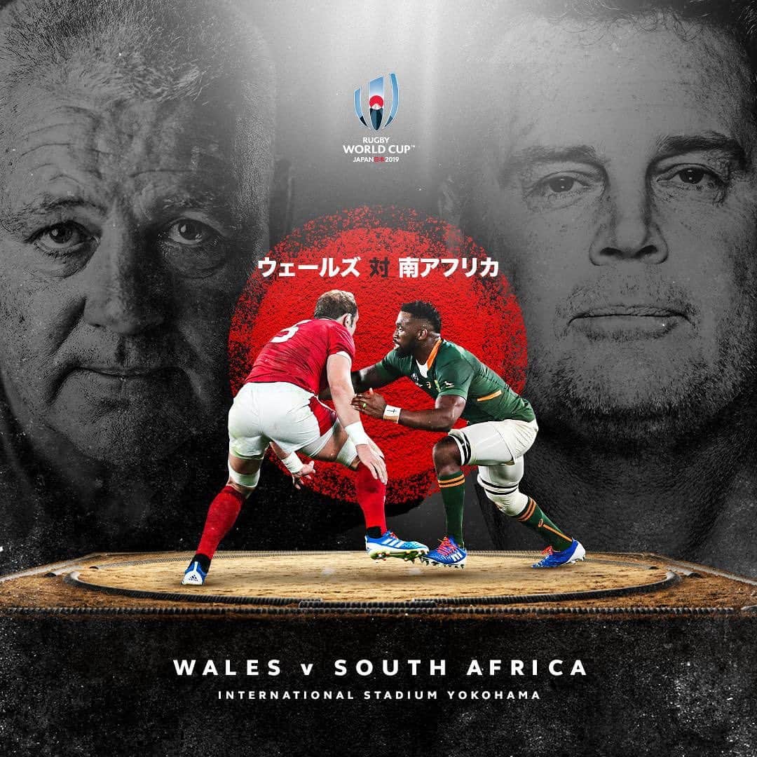 ラグビーワールドカップさんのインスタグラム写真 - (ラグビーワールドカップInstagram)「. 準決勝2の対戦カードが決定！  10月27日（日）18:00 🏴󠁧󠁢󠁷󠁬󠁳󠁿ウェールズ代表 v 南アフリカ代表🇿🇦 #RWC2019 #WALvRSA #WebbEllisCup #RWC横浜」10月20日 22時30分 - rugbyworldcupjp