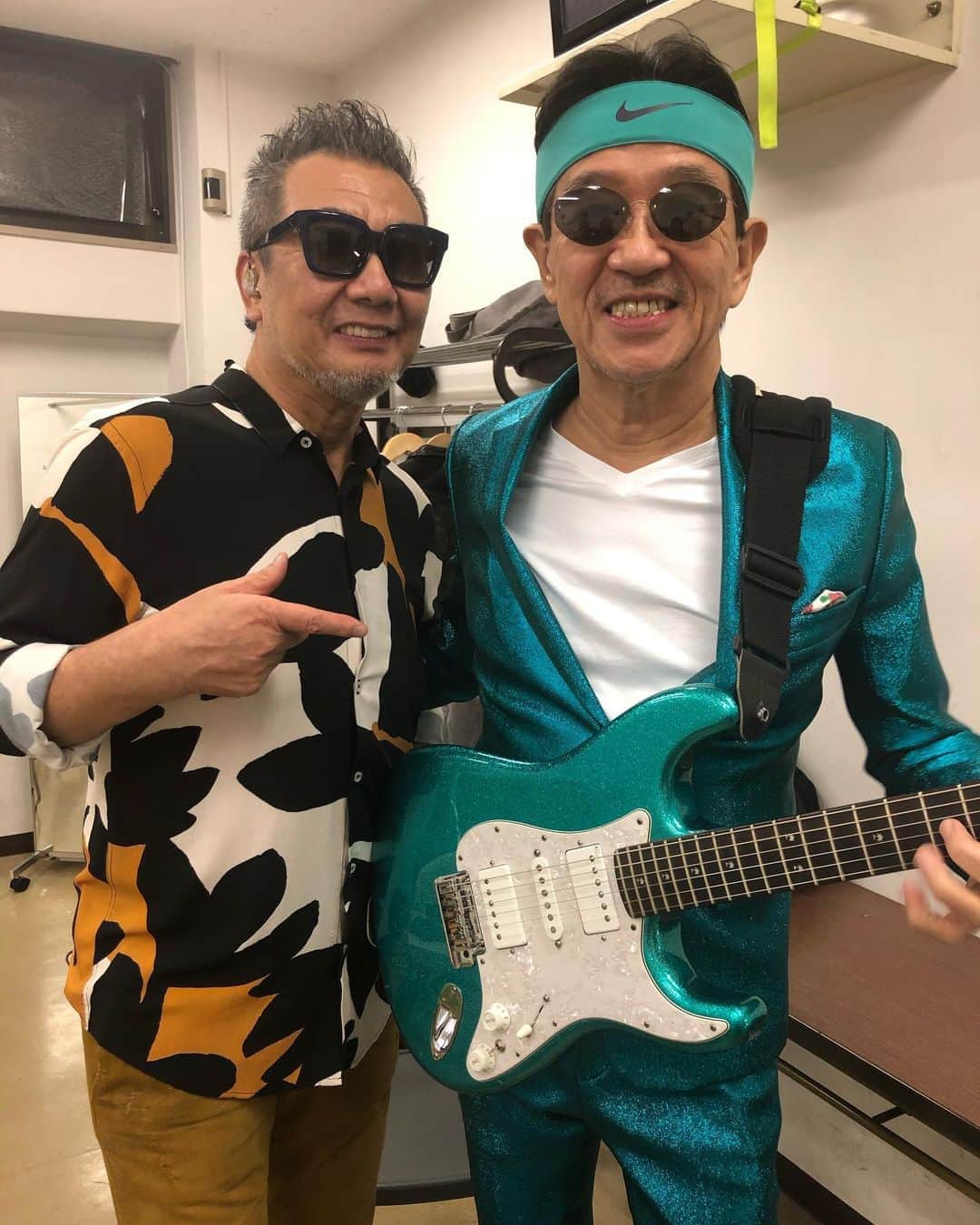 斎藤ノブのインスタグラム：「＃高中正義 #日比谷野外音楽堂  #有難う #次は #大阪フェスティバルホール  #明後日 #ツアーファイナル」