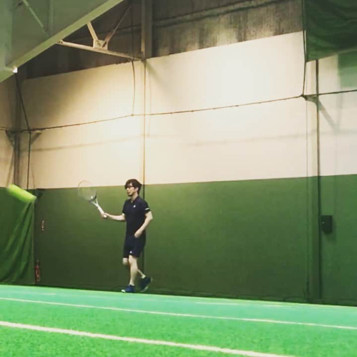 北山陽一のインスタグラム：「昨日やっとテニスできた。調子は良くなかった…でも楽しかったー！」