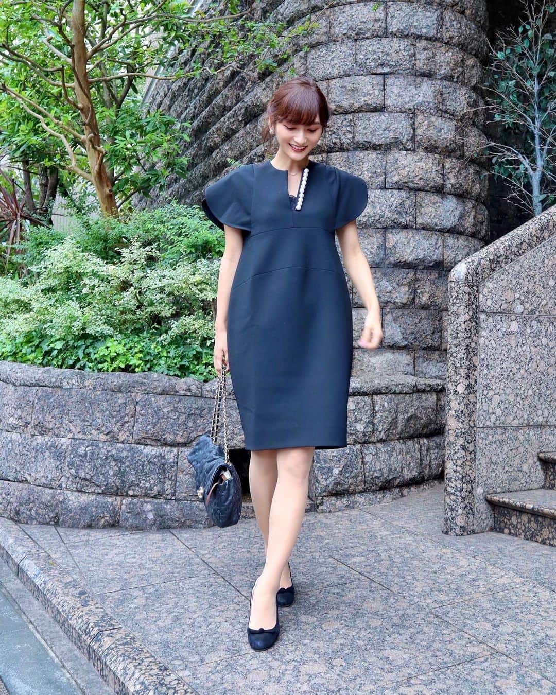 Yoko chan【ヨーコチャン】ペタルスリーブワンピース 36 美品