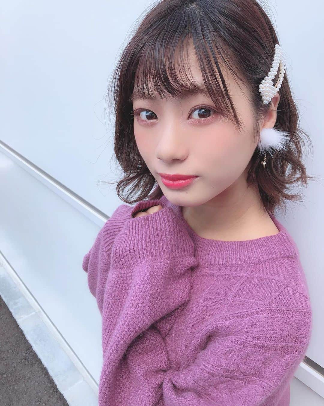 深川舞子のインスタグラム：「名古屋での握手会 ありがとうございました！ 初めての会場は新鮮で楽しかったです！  今日はニットです！ 後ろがリボンで少しだけ背中開いてるデザイン！ スカートもどこを前にしてもかわいいいろんなデザインになってます😊  #ootd #todayscode  #majesticlegon」