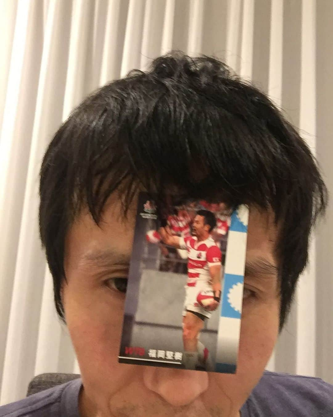 山根良顕さんのインスタグラム写真 - (山根良顕Instagram)「今日は福岡選手！ 頑張れ！ラグビー日本代表！ #ラグビー #rugby #rugbyworldcup」10月20日 19時51分 - ungirls_yamane