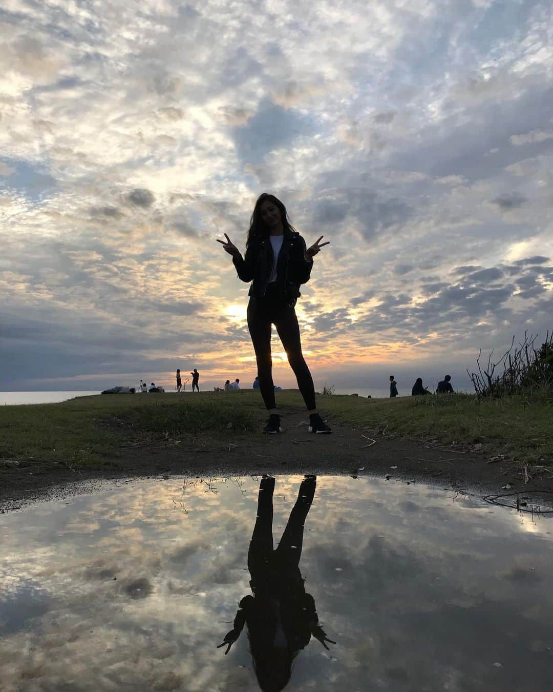 白雪のインスタグラム：「Life is beautiful ✌🏼🧡 #nofilter」