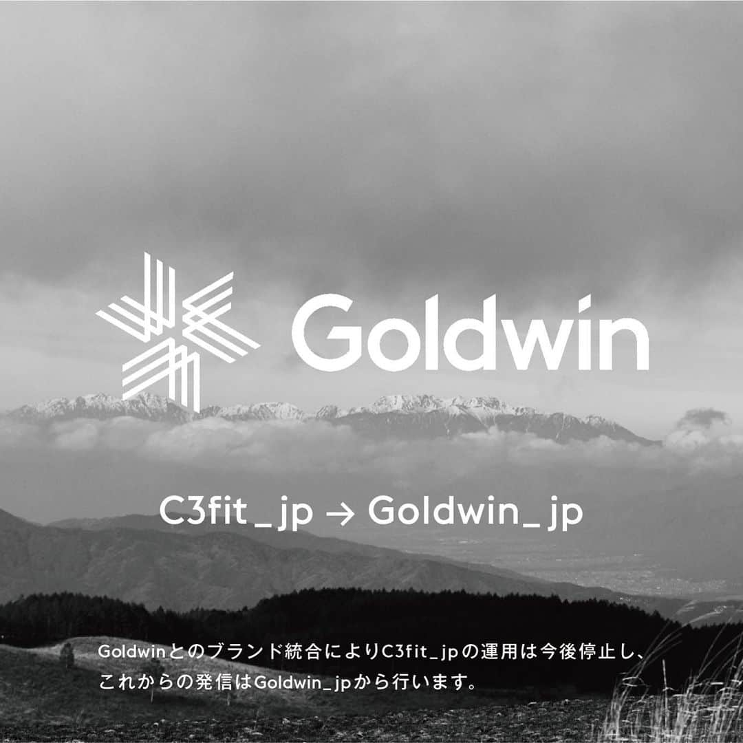 C3fit シースリーフィットのインスタグラム：「Goldwinとのブランド統合により﻿ C3fit_jpの運用は今後停止し、﻿ これからの発信はGoldwin_jpから行います。  #goldwin #c3fit #goldwinc3fit #goldwinjp #c3fit_jp #tokyo #japan」