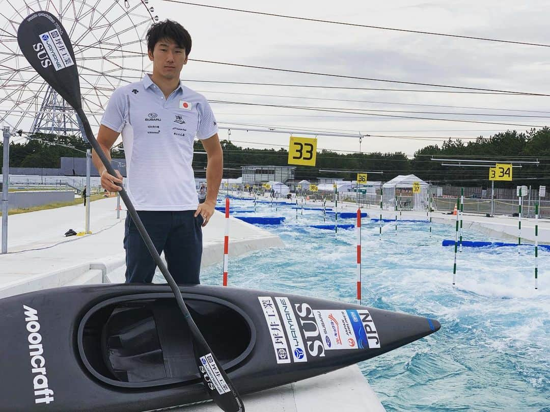 足立和也さんのインスタグラム写真 - (足立和也Instagram)「昨日行われたNHK杯を4位で終え、東京オリンピックに内定しました。 来年に向け一歩一歩頑張ります。  #坪井工業 #ヤマネ鉄工建設 #SUS #mooncraft #足立和也」10月21日 8時59分 - adachi_kazuya_canoe