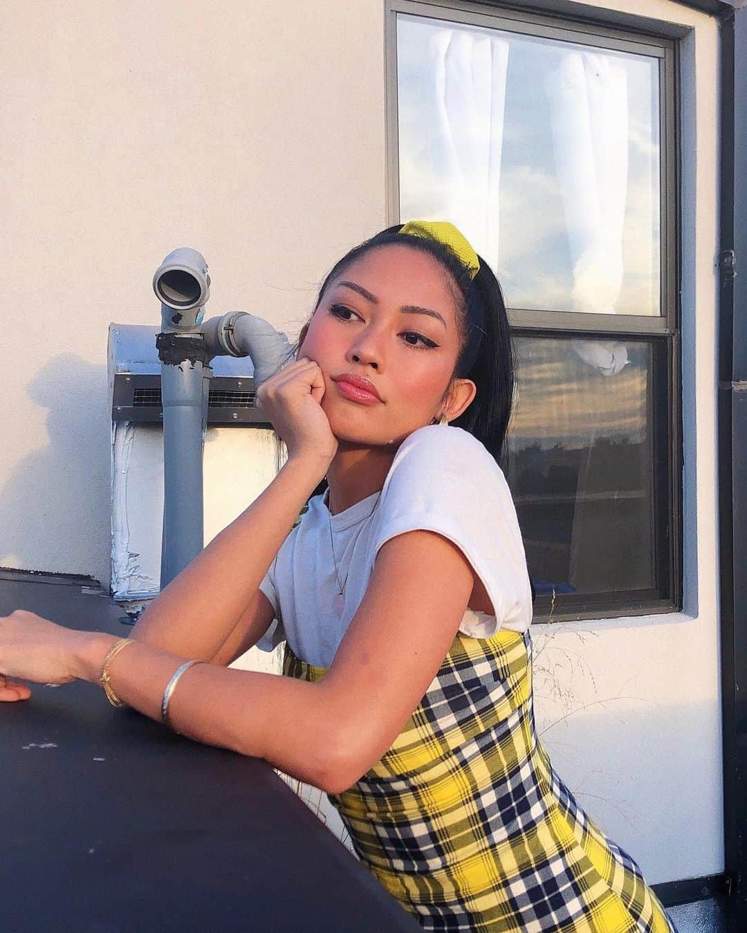 エイミー・ファムのインスタグラム：「cher horowitz but vietnamese 💁🏻‍♀️ dress: @dollskill #dollskill」