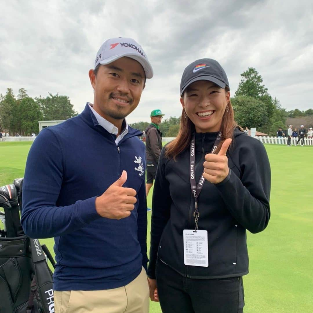 小平智さんのインスタグラム写真 - (小平智Instagram)「スーパースターとパシャリ(^^) 渋野日向子ちゃん初めて会いました！いい笑顔だった〜俺は緊張！笑 #渋野日向子　プロ #小平智 #ゾゾチャン」10月21日 18時06分 - satoshi_kodaira_official