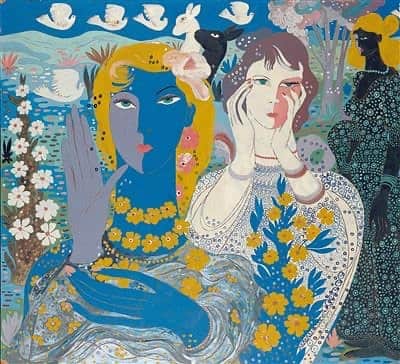 カロリーヌ・ド・メグレのインスタグラム：「Aly Ben Salem (1910-2001) Tunisian painter 🇹🇳❤️ Pioneer of the “Ecole de Tunis” movement #alybensalem」