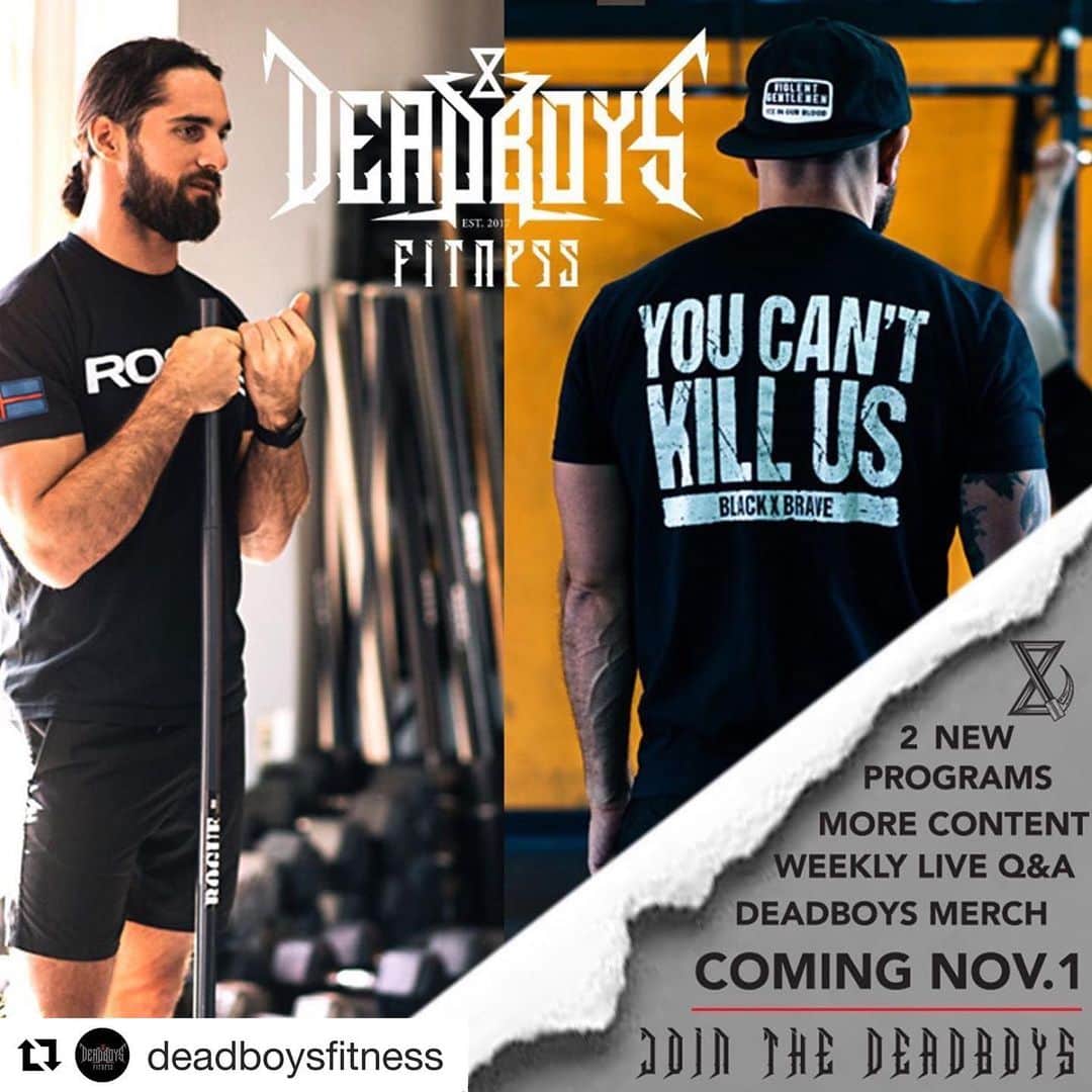 のインスタグラム：「Big @deadboysfitness update coming your way! _____  Attention DeadBoys and Girls! I have some exciting news as we head into the month of November. We will be introducing 2 new programs (at no additional cost to you)! •• 💀💀💀 •DBF Basics: This fun and equipment free program will be geared towards people beginning their fitness journey. This is a great program for anyone looking to make a change in their lifestyle. This program will be all body weight and no equipment.  This can be done in your living room, in your office on your lunch break, or even on vacation. •• 💀💀💀 •Body by DeadBoys: Looking for some additional accessory work? Not a fan of functional fitness? That’s ok! This program will give you the tools you need to achieve your aesthetic goals and challenge you with some new movements. If you like bodybuilding and have access to a traditional gym this program is for you. •• 💀💀💀 • Bring your questions! We will be starting a weekly live Q&A with a DeadBoys coach and some special guests. Any questions regarding the programming, fitness or anything at all can be asked live weekly. You never know who will show up! •• 💀💀💀 All this and so much more in store for November. If you’re a current member you are in for a treat. If you’re on the fence, now is the time to join. With the holidays coming, we can definitely get you on track to a bigger and better new year.  Stay tuned... “Fitness is about to pick up!”」