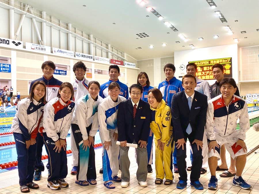 青木玲緒樹のインスタグラム：「新潟スプリントに招待していただきました🌟 50mだけど6レースはさすがにきつかった😇 予選は小学生の子たちとレース！ 一緒に泳いでくれた子たちありがとう🧡💛 新潟県の皆さんありがとうございました😊  #新潟スプリント」