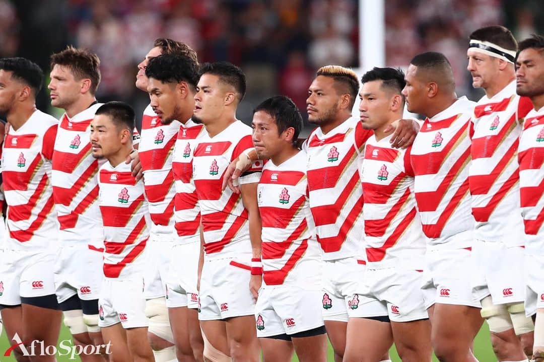 のインスタグラム：「#流大 #田村優 #稲垣啓太 #リーチマイケル #RWC2019 #RWC東京 #braveblossoms #braveを届けよう #ブレイブブロッサムズ #rugbyworldcup #rugby #rugbyworldcup2019 #japan #ireland  #ラグビー日本代表 #ラグビーワールドカップ2019. . . Photo: Yohei Osada」