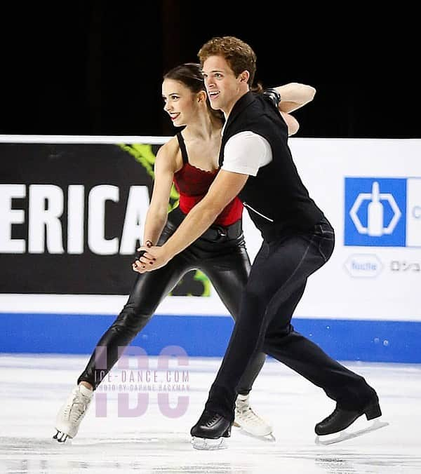 マイケル・パーソンズのインスタグラム：「Thank you Las Vegas! We’re super proud of our Grand Prix debut here at #skateamerica 😊 And a huge thank you to everyone who came out to watch and cheer on all the skaters!! Only up from here! #onthewayup」