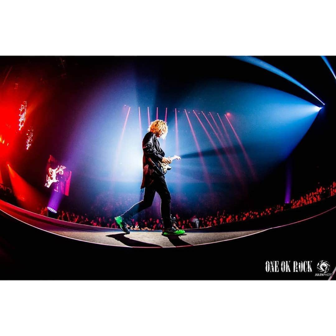 ONE OK ROCK WORLDさんのインスタグラム写真 - (ONE OK ROCK WORLDInstagram)「EYE OF THE STORM JAPAN TOUR 2019-2020 埼玉,埼玉スーパーアリーナ(2日目)  _ @10969taka  埼玉２日目。完全燃焼。 また会いましょう。ありがとう。 @oneokrockofficial  Saitama Day 2. All burnt out.  Let's meet again. Thank you.  _ @toru_10969  埼玉アリーナのエネルギー全て受け取った！今日はいい夢見れそう。また会える日まで！おやすみなさい。📸 @julenphoto  The energy from Saitama Arena, I have received all of it! Looks like I'll have good dreams tonight. Until we meet again! Good night! 📸 @julenphoto  _ @tomo_10969  埼玉2日目🔥 1番後ろまで届いたかな めちゃくちゃ楽しかったね。 幸せな空間、ありがとうね。  @cazrowaoki 📸 #ハッピーウェディング #すごいぞきゅうめい  明日から少し体をリフレッシュ🛁 埼玉ありがとう☺️✨ @julenphoto 📸 #出し切り太郎達  Saitama Day 2🔥 I wounder if it reached all the way to the back It was super fun.  Thank you for the happy time!  @cazrowaoki 📸 #ハッピーウェディング #すごいぞきゅうめい  I'll refresh my body from tomorrow🛁 Thank you Saitama☺️✨ @julenphoto 📸 #出し切り太郎達  _ @ryota_0809  埼玉最高すぎ！！ みんなの熱気凄かった。 幸せな時間をありがとう！ いや〜もう体力残ってない....広島までしっかり充電せな😴☀ Photo by @julenphoto 📸  Saitama you're too awesome! !  Everyone's hype was great.  Thank you for the happy time!  Phew~ I've got 0 energy left in my body....I'll properly recharge before Hiroshima's show 😴☀ Photo by @julenphoto 📸  #oneokrockofficial #10969taka #toru_10969 #tomo_10969 #ryota_0809 #fueledbyramen #eyeofthestorm #eyeofthestormjapantour20192020」10月21日 15時41分 - oneokrockworld