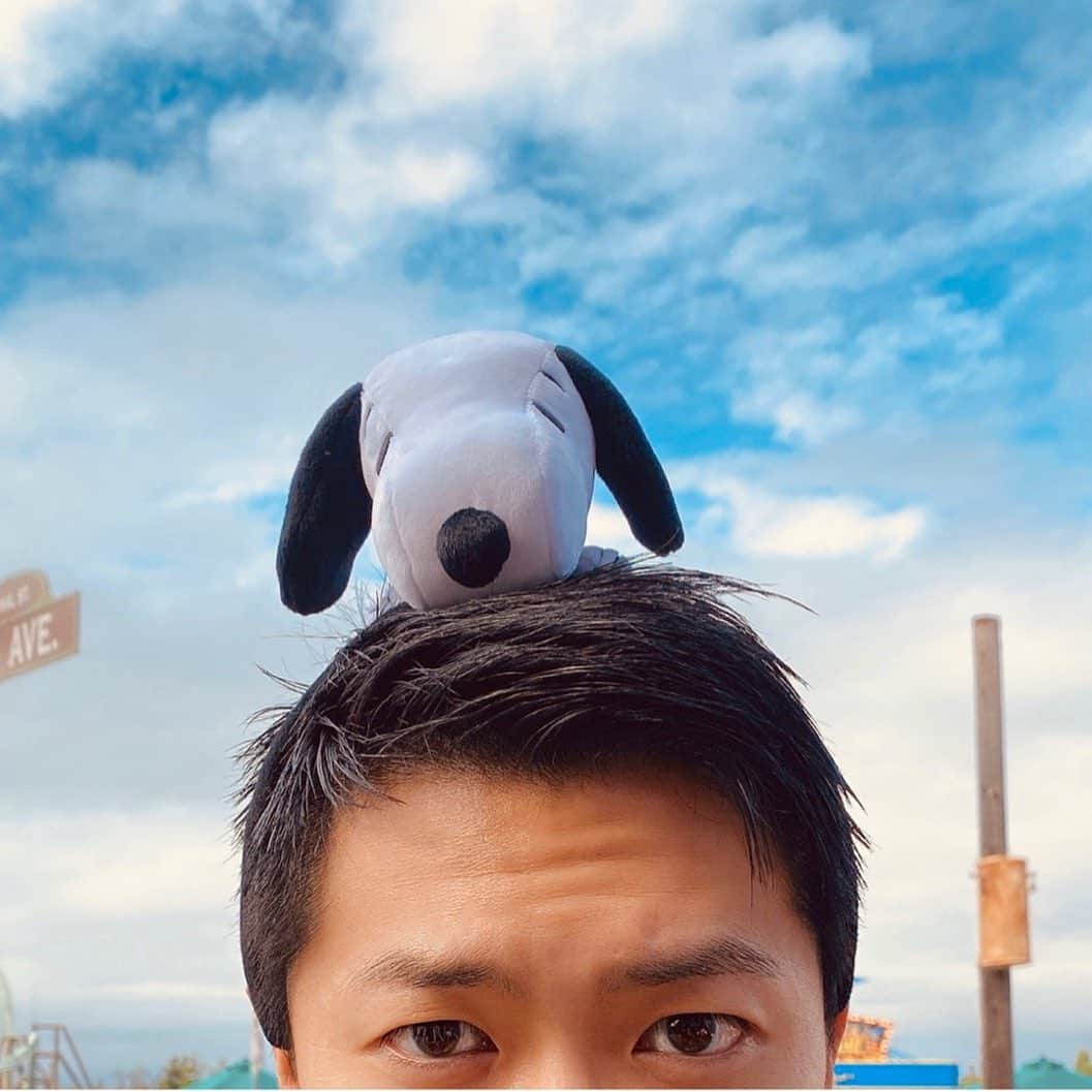 上坂嵩さんのインスタグラム写真 - (上坂嵩Instagram)「この前の休日。﻿ ﻿ ﻿ #USJ #ユニバーサルスタジオジャパン ﻿ #スヌーピー #snoopy #ハロウィン #ハロウィーン﻿ #メーテレ #上坂嵩」10月21日 19時16分 - takashi_uesaka_nbn