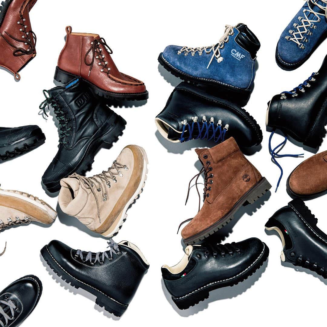 メンズノンノさんのインスタグラム写真 - (メンズノンノInstagram)「マウンテンブーツで、今旬なボリュームを手に入れろ！ #メンズノンノ11月号 #マウンテンブーツ #山靴 #mountainboots #fashion #mensnonno」10月21日 19時50分 - mensnonnojp