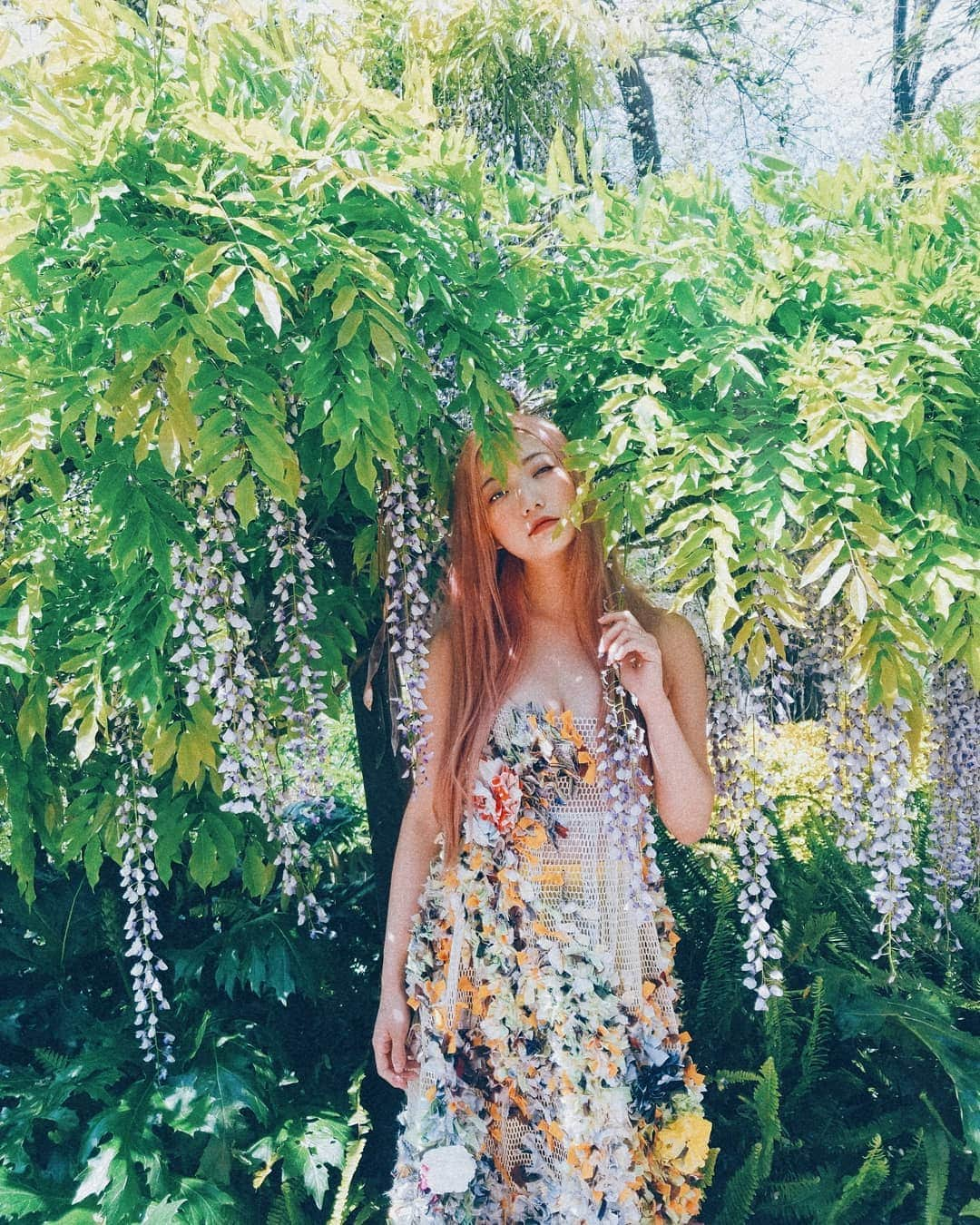 小林レイミさんのインスタグラム写真 - (小林レイミInstagram)「👗 @angel.studiio  #fashionstyling #fashiondesign #fashiondesigner #flowers #flowerdress #garden #fashionlook #nature #flowerphotography #seamless #dress #closet #rmit #wisteria」10月21日 20時01分 - _reimi._____