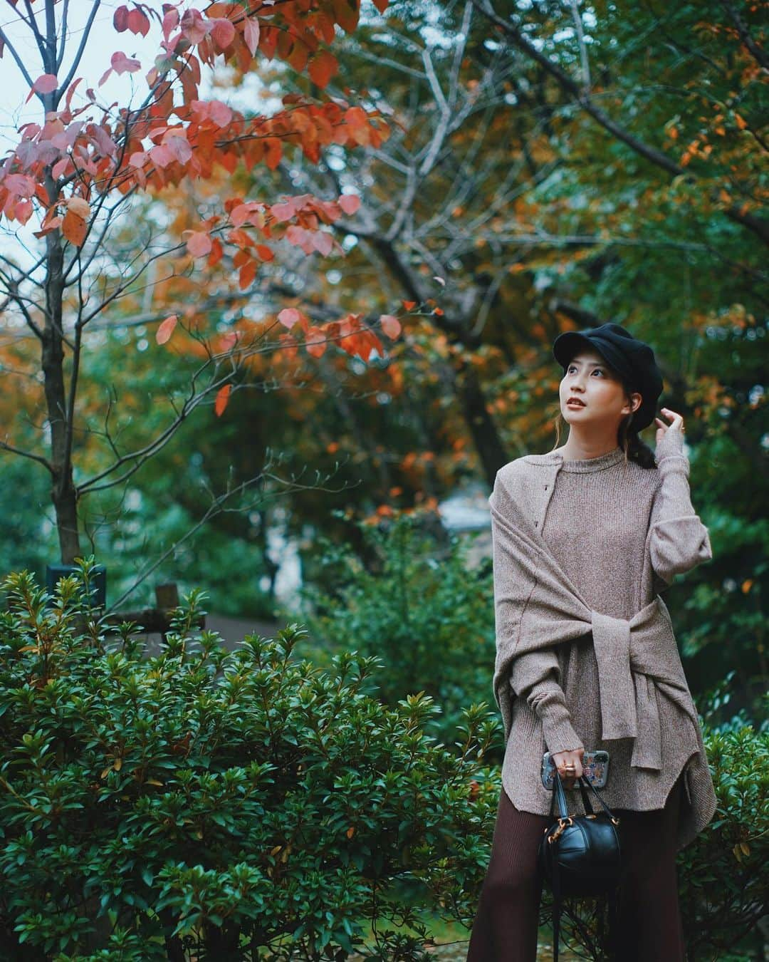 河北麻友子さんのインスタグラム写真 - (河北麻友子Instagram)「My favorite season is here... FASHION HAT: CA4LA KNIT TOP&PANTS: Mediam LACE-UP BOOTS: Zara BAG: Gucci #FASHION #OOTD #麻友コーデ #MayuPics #麻友ぴく」10月21日 20時28分 - mayukokawakitaofficial