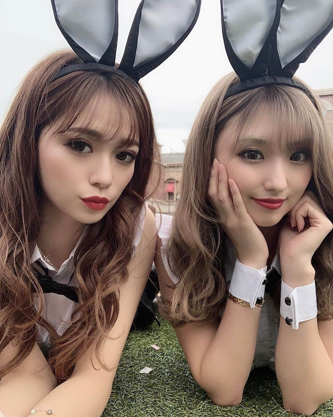 川猿てるみさんのインスタグラム写真 - (川猿てるみInstagram)「. 従姉妹でbunny🐰  #usj #ユニバ #ハロウィン #ホラーナイト」10月21日 21時01分 - terumin1113