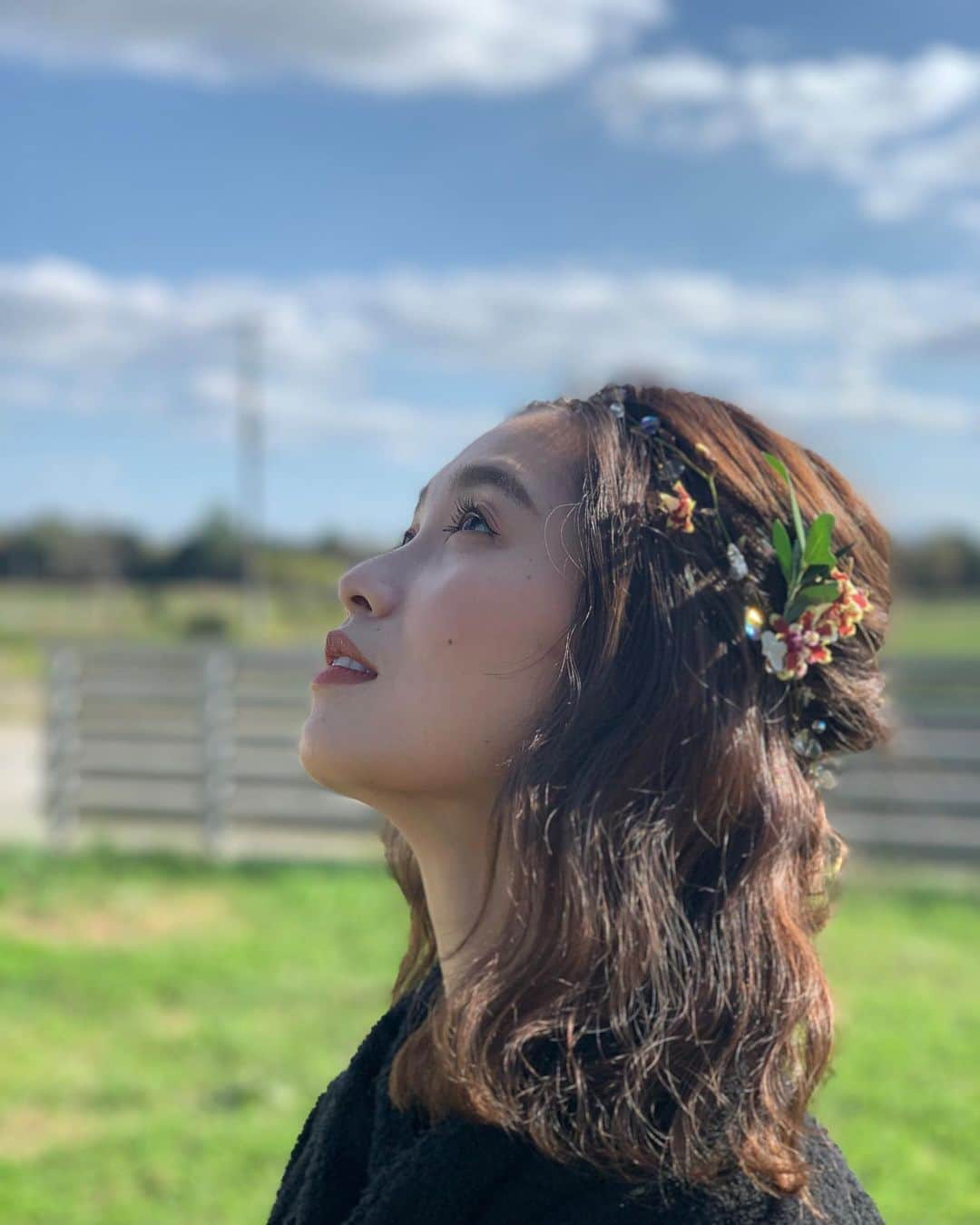 谷川りさこさんのインスタグラム写真 - (谷川りさこInstagram)「The sky I looked up was beautiful! お仕事で初新潟へ 空気が自然で気候も気持ち良かった！ #新潟#新潟米#shooting#日本酒#japan#job#happy」10月21日 22時16分 - risakoko