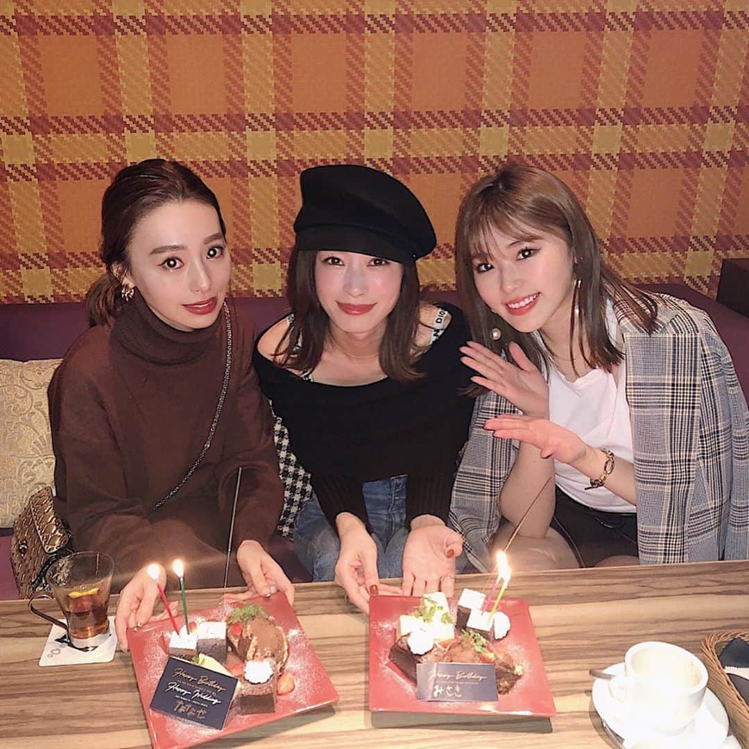 藤川沙弥のインスタグラム：「𓂃♥﻿ ﻿ 先日は七瀬のwedding&birthdayと﻿ みさきのbirthdayのお祝い🎂🕊﻿ ﻿ この日お互いのお祝いだと﻿ 思い込んでた2人をサプライズ😂﻿🎉 1人仕掛け人のわたしは﻿ 終始おもしろかった🥳😂﻿ 2人も沢山爆笑してくれたので﻿ よかったよかった😌💕笑﻿ ﻿ ほんとにおめでとう🎈💗﻿ そしていつもありがとう😚💋﻿ ﻿ ﻿ ﻿」