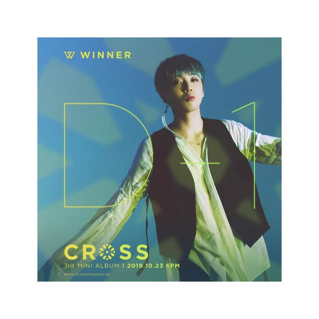 カン・スンユンさんのインスタグラム写真 - (カン・スンユンInstagram)「#WINNER #위너 #YOON #강승윤 #3rdMINIALBUM #WINNER_CROSS #SOSO #D_1 #NEWRELEASE #20191023_6PM #YG」10月22日 0時01分 - w_n_r00