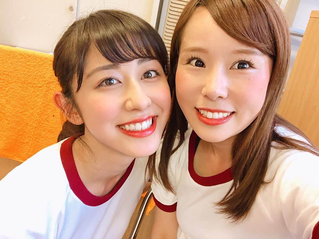 馬場ももこさんのインスタグラム写真 - (馬場ももこInstagram)「先週、ロンドンハーツ﻿ スッキリ！バゲット、ヒルナンデス！﻿ 笑ってコラえて！ご覧いただいた方﻿ ありがとうございました🙇‍♀️✨﻿ ﻿ またゆっくり投稿させていただきます。﻿ 気がついたらもう次の週になってて…﻿ ﻿ 今日の夜23時15分〜の﻿ テレビ朝日　ロンドンハーツ﻿ ﻿ 『女性芸能人スポーツテスト2019』 ～後半戦～﻿ ﻿ に出演させていただています☺️﻿ ﻿ ﻿ 写真はテレビ朝日のアナウンサー、﻿ 斎藤ちはるちゃんと🥰✨﻿ 席近くてお話ししてたらすごく優しくて﻿ いい子だったな…😭😭﻿ そして眩しい…可愛すぎる…。 いや何度見ても可愛い。﻿ ﻿ もしよろしければご覧下さい🙇‍♀️﻿ スポーツの秋を感じてください！🙋‍♀️﻿ ﻿ #ロンドンハーツ#テレビ朝日#ロンハー#テレ朝﻿ #アナウンサー#女子アナ#仕事#楽しい#スポーツの秋#」10月22日 0時39分 - momoko.baba