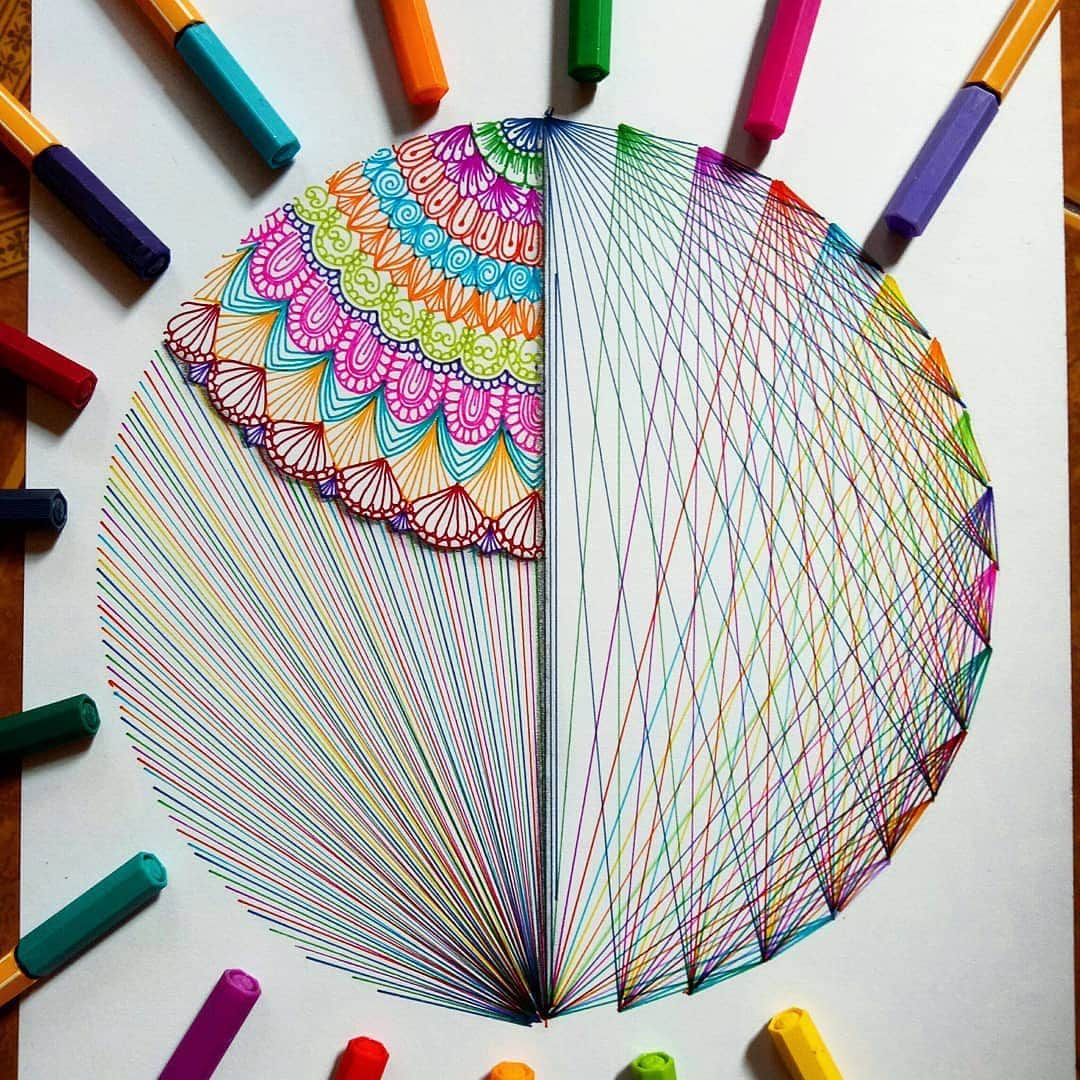 Instagramさんのインスタグラム写真 - (InstagramInstagram)「Self-taught artist Meliany Surya’s (@lady_meli_art) mandala and doodle artworks combine color, lines, patterns and geometry in fresh and imaginative ways. This October, Meliany is participating in #inktober for the first time, challenging herself to make new work on a daily basis. “I don’t follow any instructions to make a specific drawing in a day. I just draw what’s in my mind,” she says.⁣ ⁣ #ThisWeekOnInstagram show us how you express yourself through the things you love. ❤️⁣ ⁣ Please submit your own photos and videos to the project using the #ThisWeekOnInstagram hashtag. Any tagged visual shared with the hashtag is eligible for the project and, if selected, to be featured.⁣ ⁣ Photos by @lady_meli_art」10月22日 1時26分 - instagram