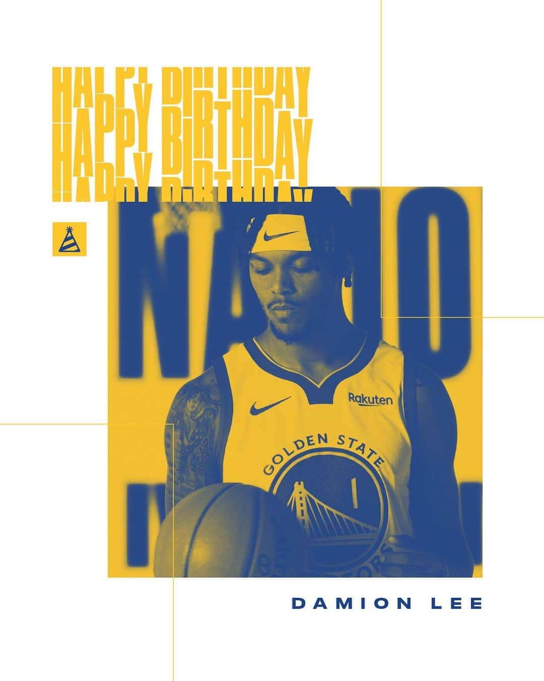 ゴールデンステート・ウォリアーズさんのインスタグラム写真 - (ゴールデンステート・ウォリアーズInstagram)「#DubNation, it’s time to wish Damion a very Happy Birthday 🗣」10月22日 1時50分 - warriors