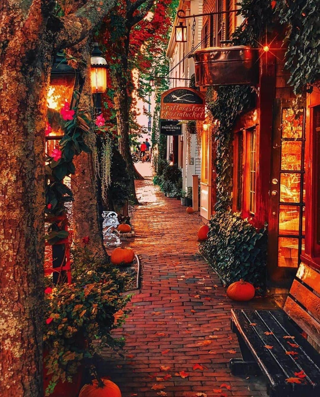 Wonderful Placesさんのインスタグラム写真 - (Wonderful PlacesInstagram)「Fall in Nantucket - Massachusetts ✨🍁🍁🍁✨ . Picture by ✨✨@kjp✨✨ #wonderful_places for a feature ❤️」10月22日 11時29分 - wonderful_places