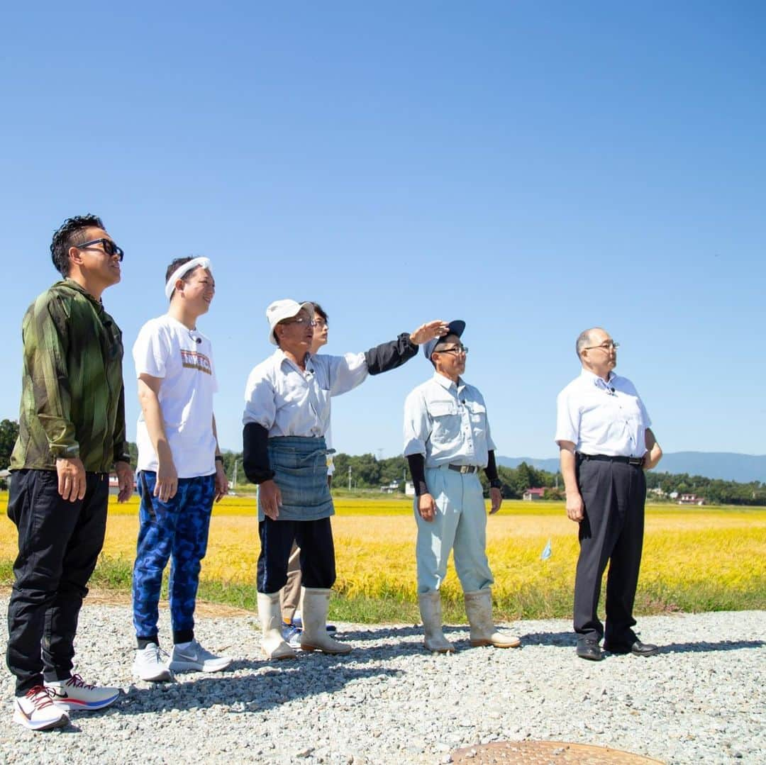 日本テレビ「満天☆青空レストラン」さんのインスタグラム写真 - (日本テレビ「満天☆青空レストラン」Instagram)「お待たせしました！﻿ 今週の青空レストランは、﻿ 年に1度の﻿ 新米スペシャル☆﻿ ﻿ ゲストは、﻿ サバンナ 高橋茂雄さんと﻿ 青空レストラン初登場の﻿ 俳優 杉野遥亮さん﻿ ﻿ ぜひご覧下さい！﻿ ﻿ #満天青空レストラン﻿ #青空レストラン ﻿ #青空 #青レス #満天 ﻿ #宮川大輔 ﻿ #大ちゃん ﻿ #うまい ﻿ #日テレ ﻿ #日本テレビ ﻿ #山形県#川西町﻿ #秋﻿ #ロケ ﻿ #田んぼ﻿ #新米﻿ #サバンナ高橋 ﻿ #杉野遥亮」10月22日 11時53分 - aozora_official