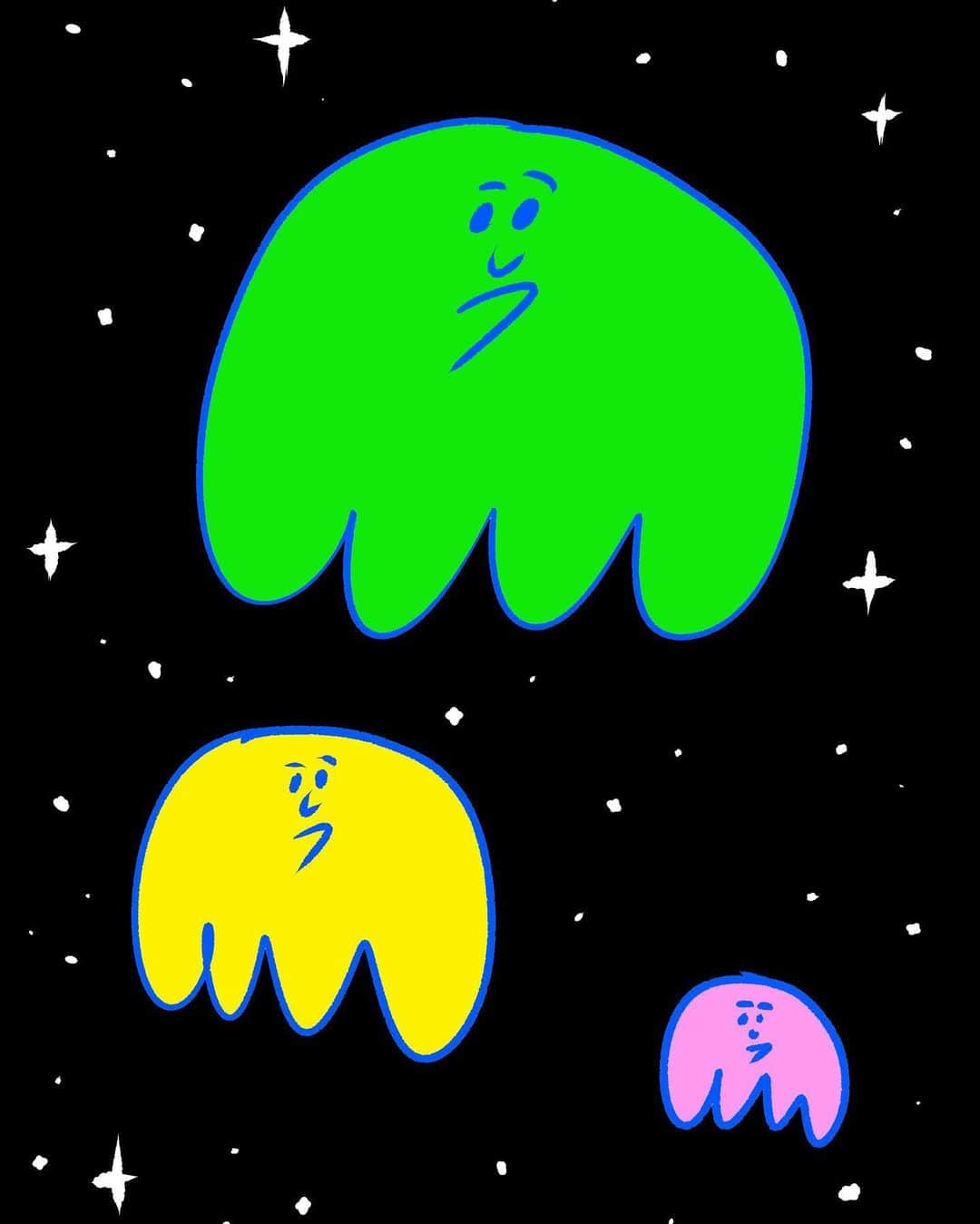 おほしんたろうのインスタグラム：「#おほまんが#マンガ#漫画#インスタ漫画#イラスト#イラストレーター#イラストレーション#宇宙」