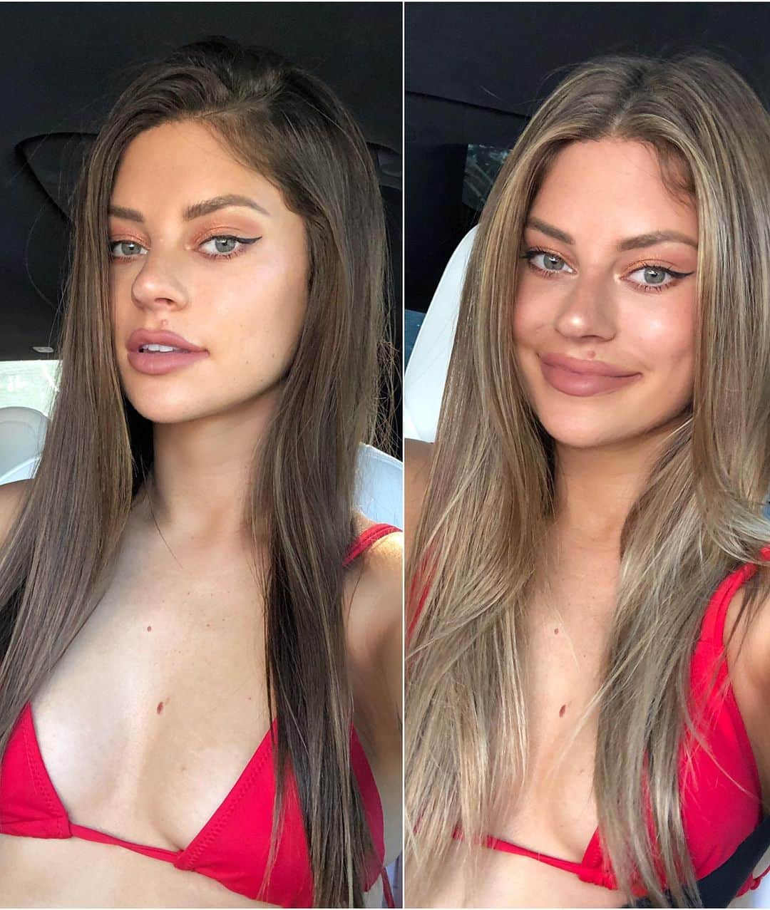 Hannah Stockingさんのインスタグラム写真 - (Hannah StockingInstagram)「Do we like the lighter hair? 🤔」10月22日 3時50分 - hannahstocking