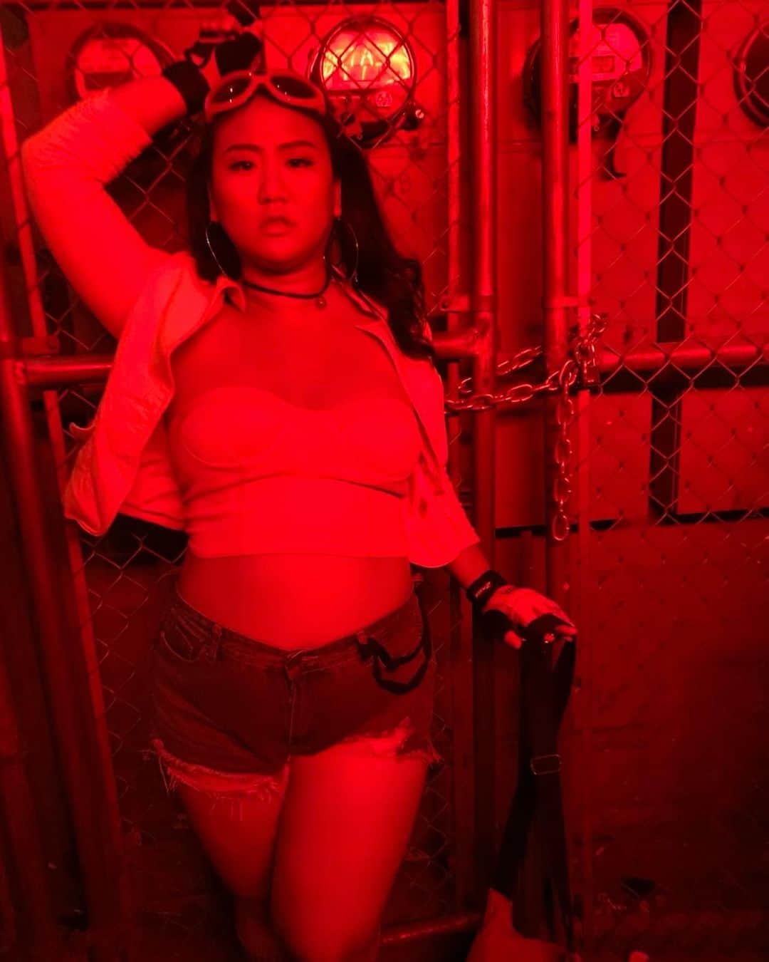 藤井美穂のインスタグラム：「Red drives people crazy 😜」