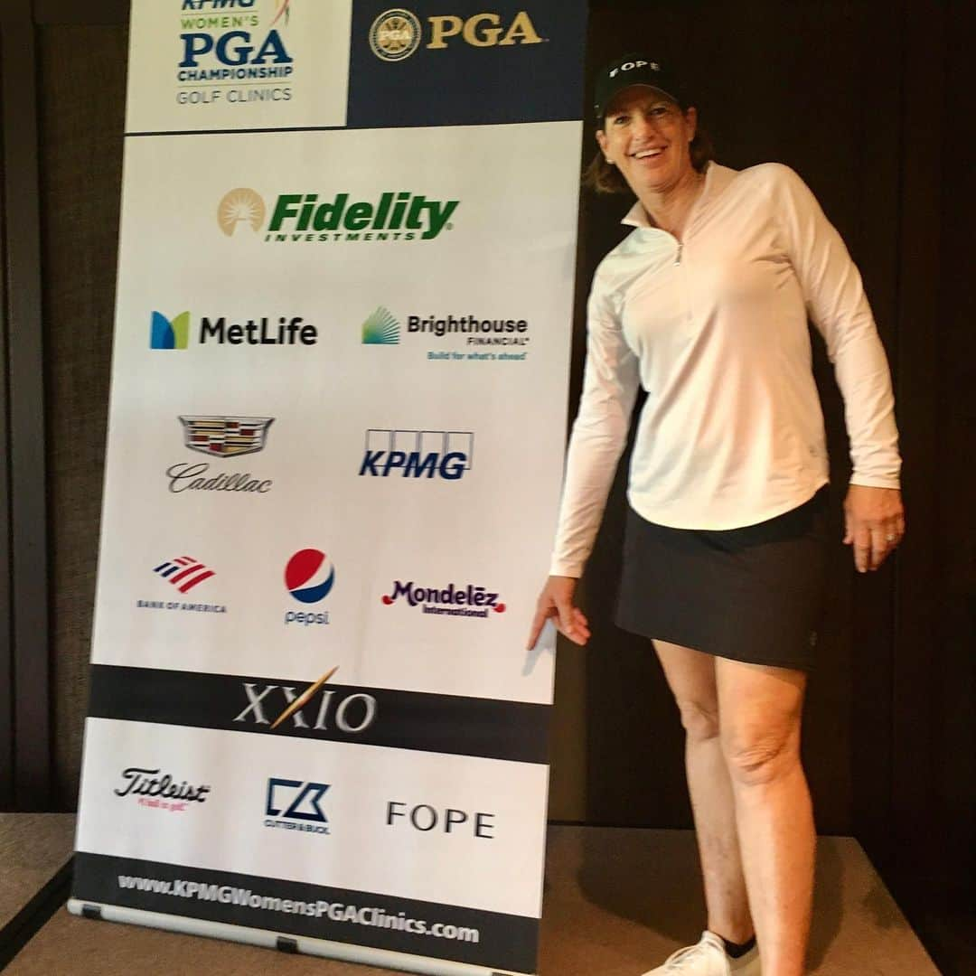 ジュリ・インクスターさんのインスタグラム写真 - (ジュリ・インクスターInstagram)「Thanks for a great day growing women’s golf @kpmgwomenspga @fope_gioielli @brighthousefinancial #theseladiesrock」10月22日 5時03分 - juliinkster