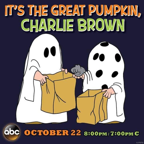 スヌーピーさんのインスタグラム写真 - (スヌーピーInstagram)「Tune-in to "It's the Great Pumpkin, Charlie Brown" on October 22nd at 8pm ET, only on ABC!」10月22日 5時20分 - snoopygrams