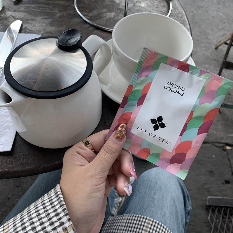 薮下柊さんのインスタグラム写真 - (薮下柊Instagram)「Chilling with “art of tea” 💫 in Brooklyn : #newyork #nyc #brooklyn #fiveleaves #cafe #ニューヨーク #ブルックリン」10月22日 6時45分 - __yabushita_shu__