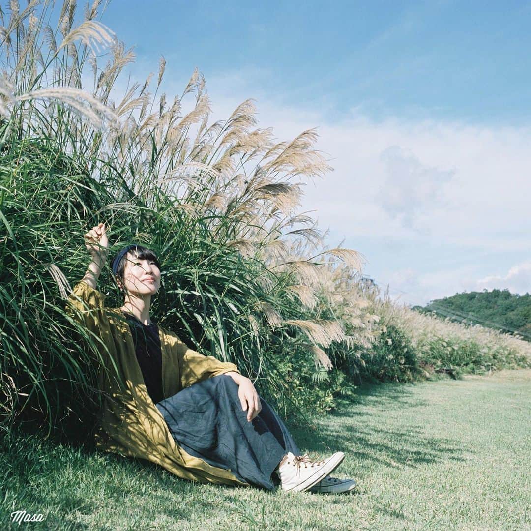 Masaさんのインスタグラム写真 - (MasaInstagram)「. . . 今日はがっつり雨予報だったのでゆっくりしようと思ってたら、めっちゃ青空☀️ . コメクロで🚪 . 撮影日 : 2019年10月6日 . #まっセル #ヤマプリ #hasselblad #ハッセルブラッド  #instagramjapan #igersjp #tokyocameraclub #art_of_japan_ #photogenic_jp #GPW_members_only #good_portraits_world #film_jp #film #フィルム #film_com #filmcamera #filmphotography #portrait #ポートレート #photogram_archive #todays_blue_collection #pof_ig #hibi_jp #team_jp_ #滋賀 #shiga #箱館山 #ススキ」10月22日 8時44分 - masa_nikonist