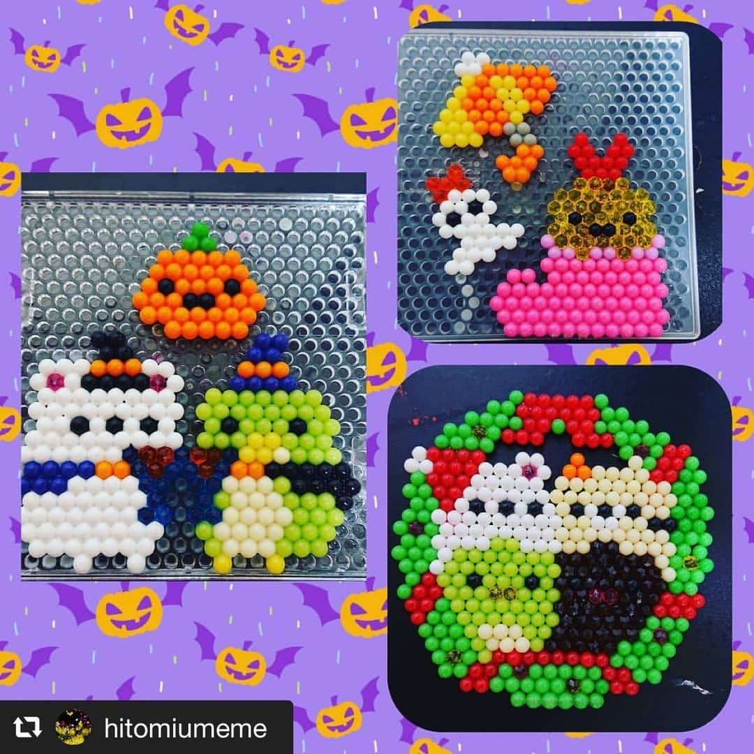 アクアビーズ公式さんのインスタグラム写真 アクアビーズ公式instagram すみっコぐらしのイラストシートセットをつかって 素敵な作品を作ってくれた方をご紹介します どの作品もとってもカワイイです みなさんも アクアビーズでオリジナル作品を作ったら 是非