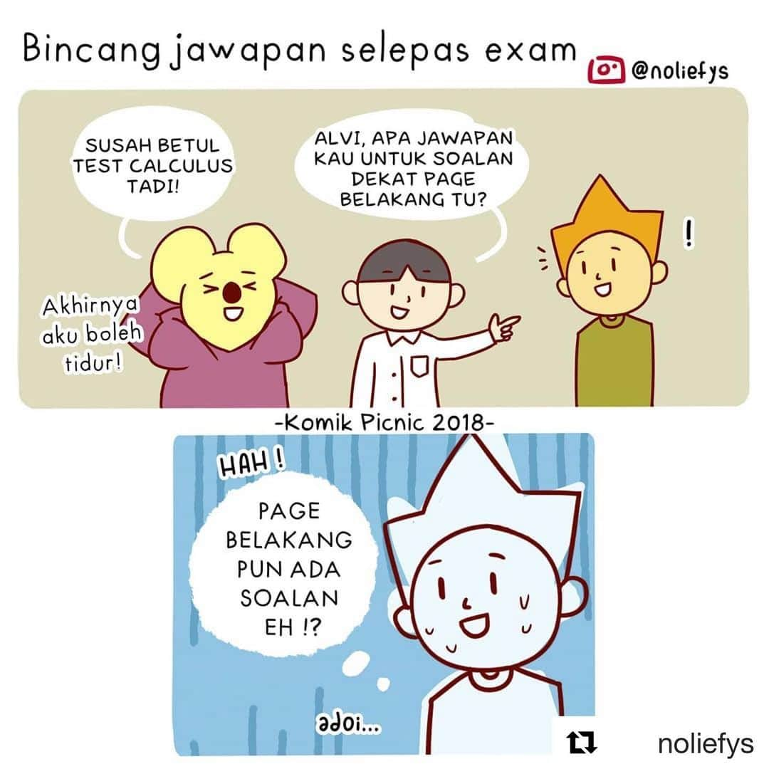 Koleksi Komik Malaysiaさんのインスタグラム写真 - (Koleksi Komik MalaysiaInstagram)「#Repost @noliefys with @get_repost ・・・ Sebab tu tak suka bincang😓 . . #komikpicnic #komikmalaysia #studentproblems #loweffortcomic #studentmemes」10月22日 22時04分 - tokkmungg_exclusive