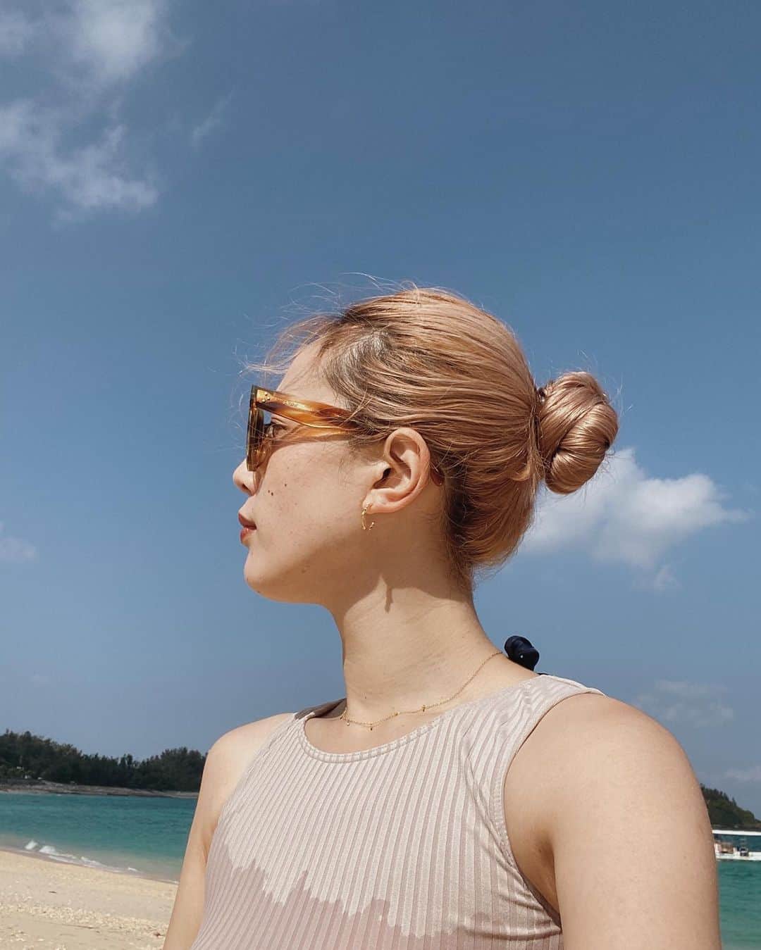 目見田早弥子のインスタグラム：「| 🐚 楽しかった夏の終わり⚐」