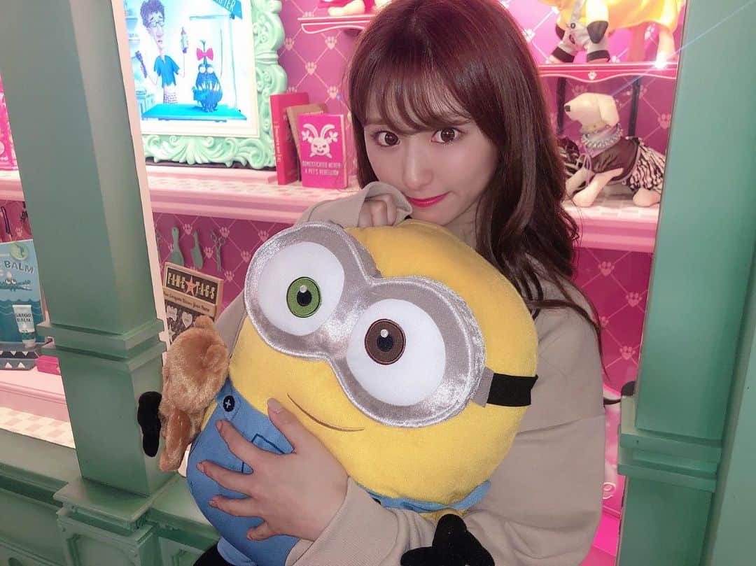 阿比留李帆のインスタグラム：「#USJ 🥺🍌❤️」